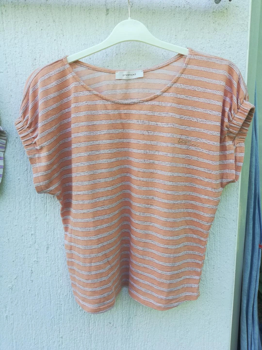 Lote de 2 camisetas ligeras y a rayas etiqueta T.L (imperfecciones) – photo 5